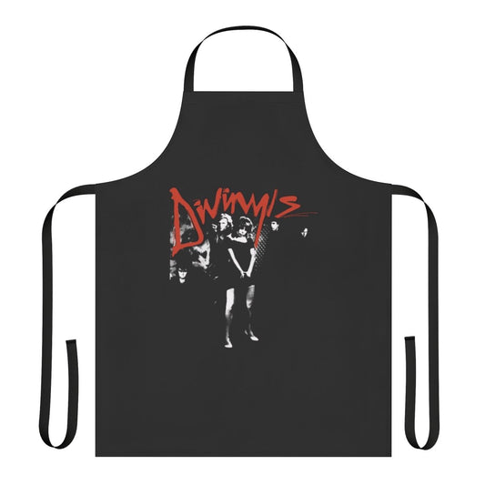 Punk rock inspired apron featuring Australian band imagery