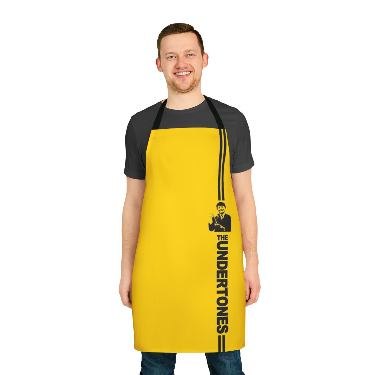 Punk Rock Inspired Apron featuring The Undertones band logo