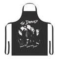 Punk rock inspired apron featuring the iconic Damned logo and band imagery
