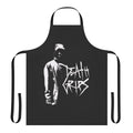 Stylized apron featuring the Death Grips logo and imagery