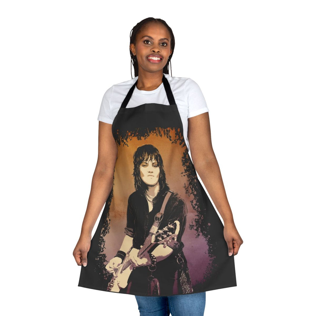 Runaways band inspired apron with punk rock design