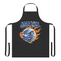 Mad Ball inspired punk rock apron with bold graphic design