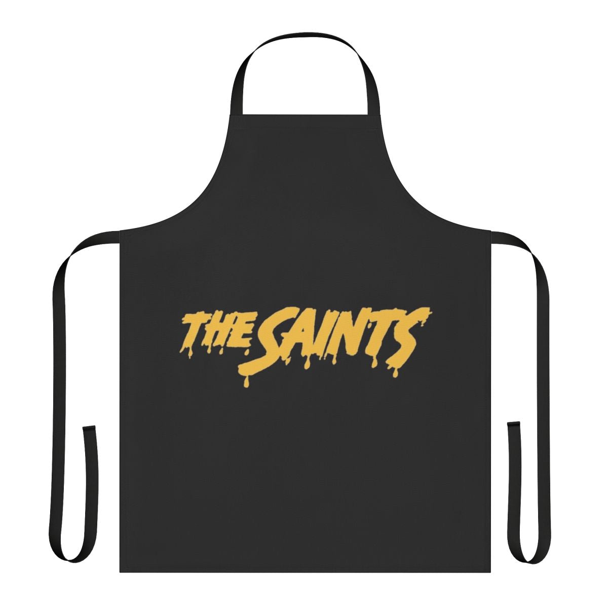 Punk rock themed apron featuring the Saints band logo