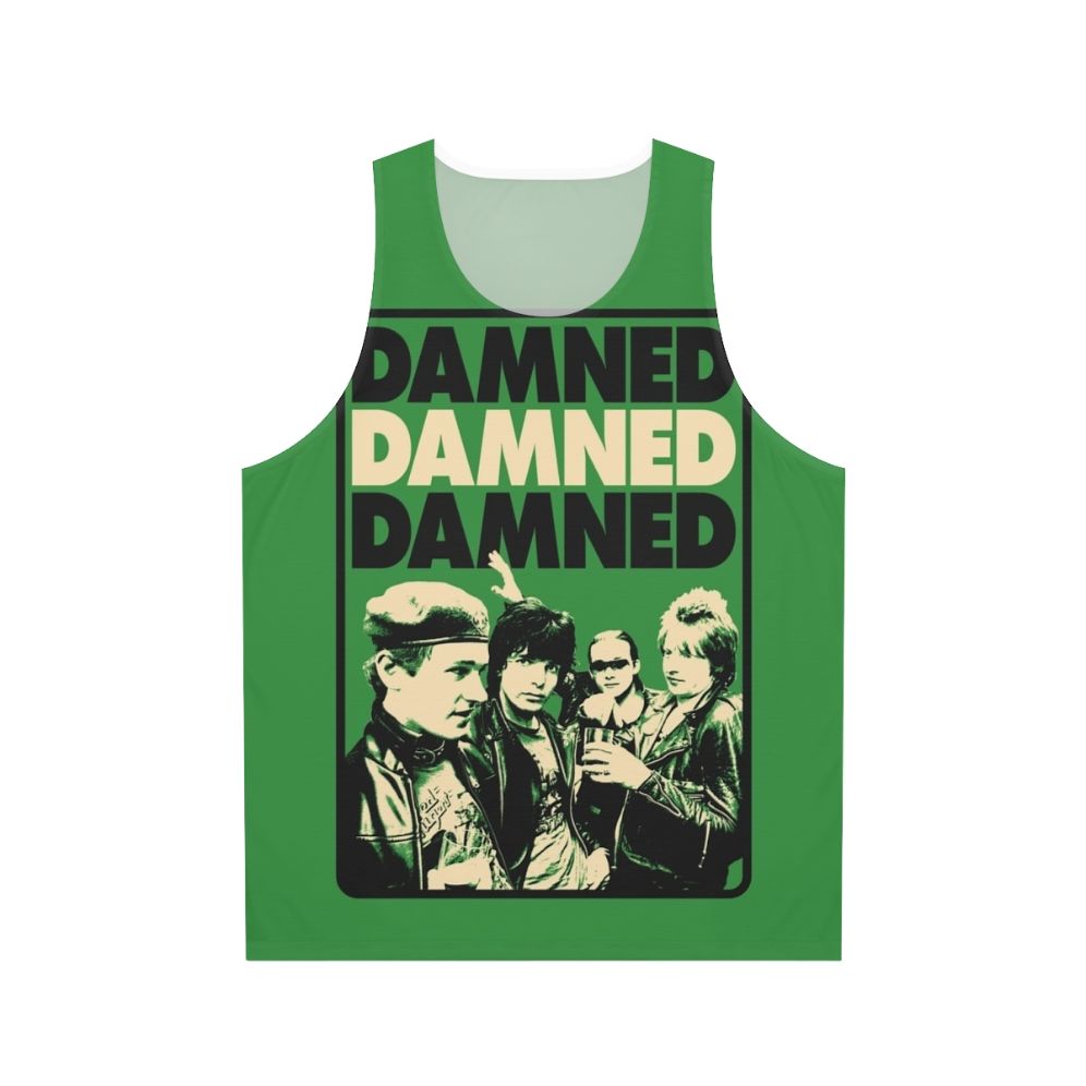 Punk rock The Damned unisex tank top