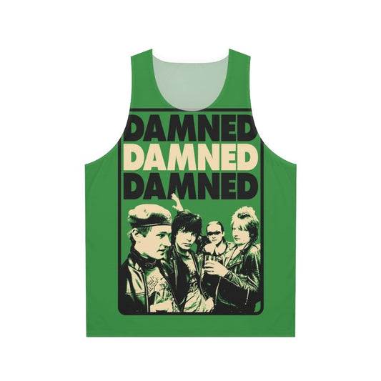 Punk rock The Damned unisex tank top