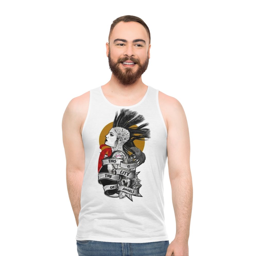 Punk rock unisex tank top