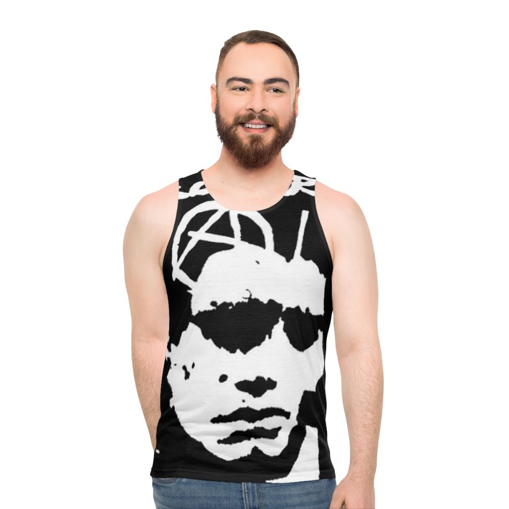 Punk Unisex Discharge Band Tank Top