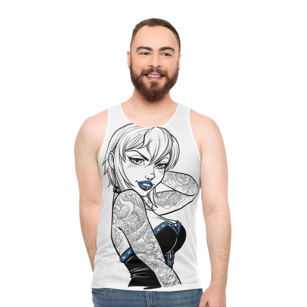 Punk unisex tank top