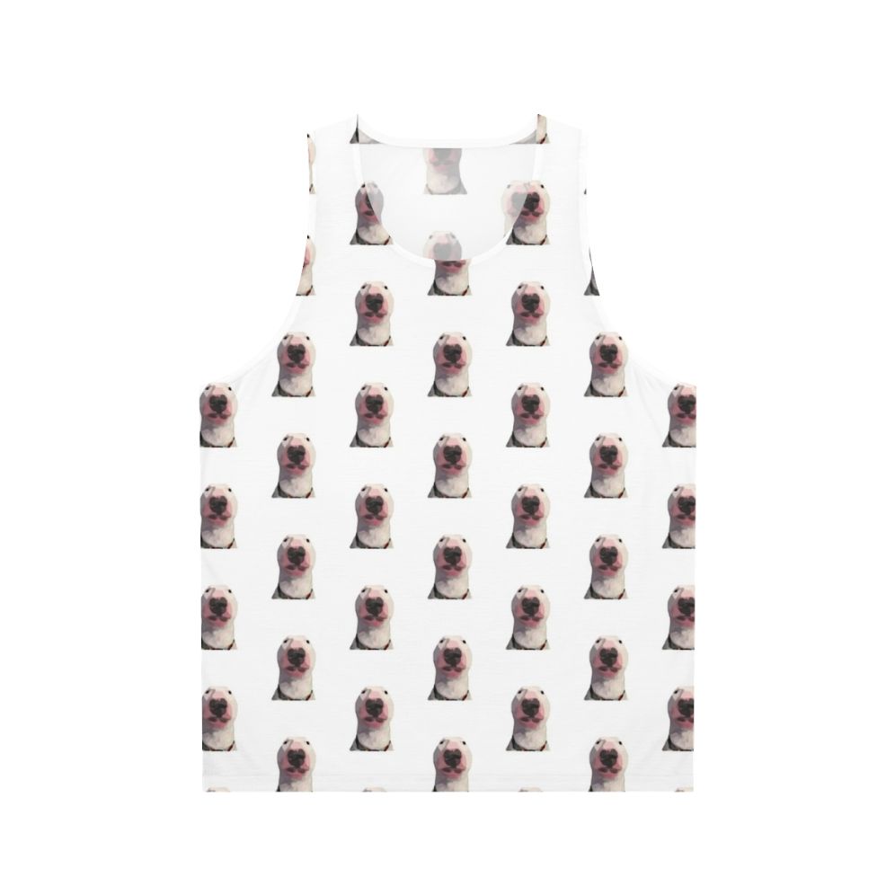 Puppernelson Bull Terrier Meme Cartoon Face Unisex Tank Top