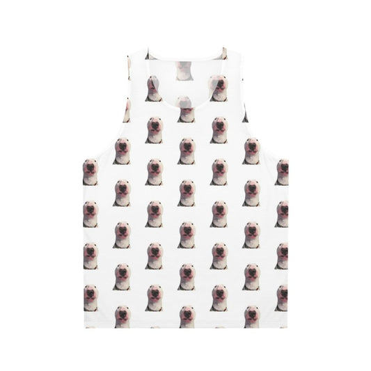 Puppernelson Bull Terrier Meme Cartoon Face Unisex Tank Top