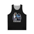 Puppious the Caped Collie Superhero Unisex Tank Top