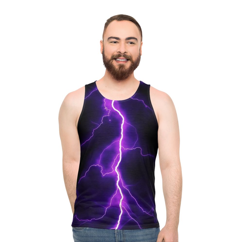 Purple Thunder Unisex Tank Top