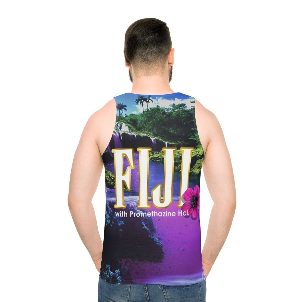 Purple vaporwave aesthetic unisex tank top