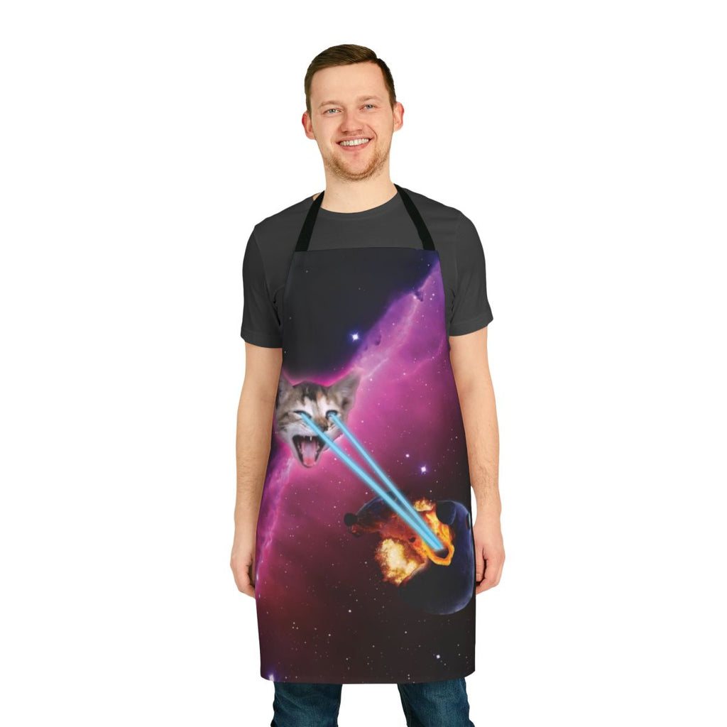 Laser Cat Apron Destroying a Planet