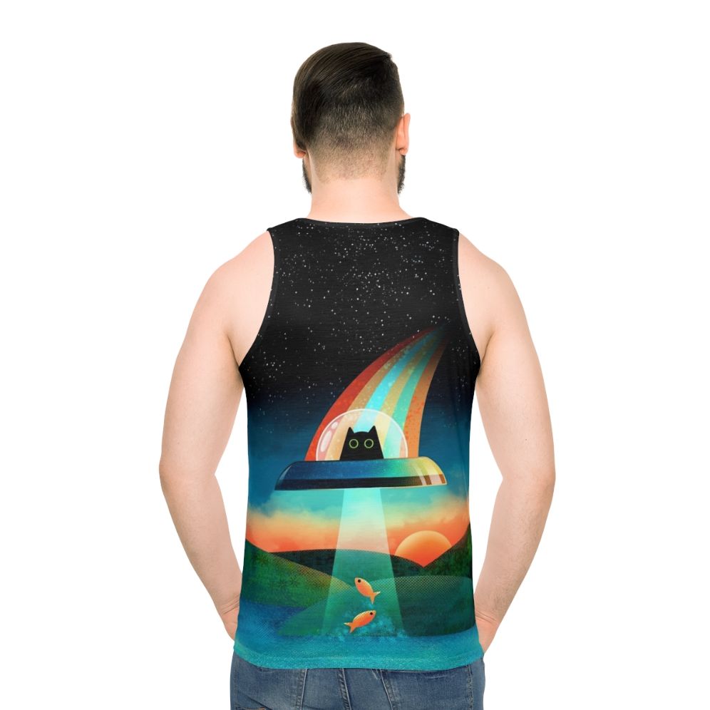 Purrfect Alien Unisex Cat Tank Top