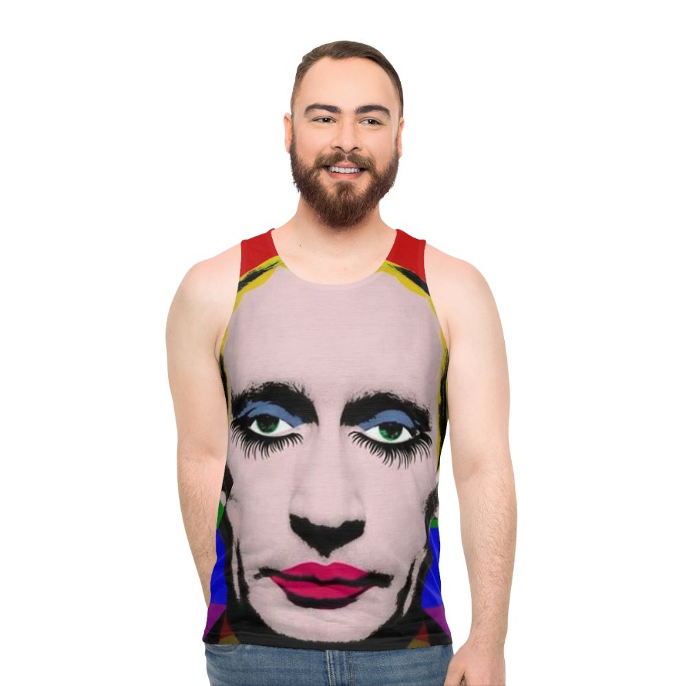 Putin Pride Gay Flag Unisex Tank Top