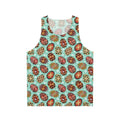 Pysanky unisex tank top with traditional Ukrainian folk art design