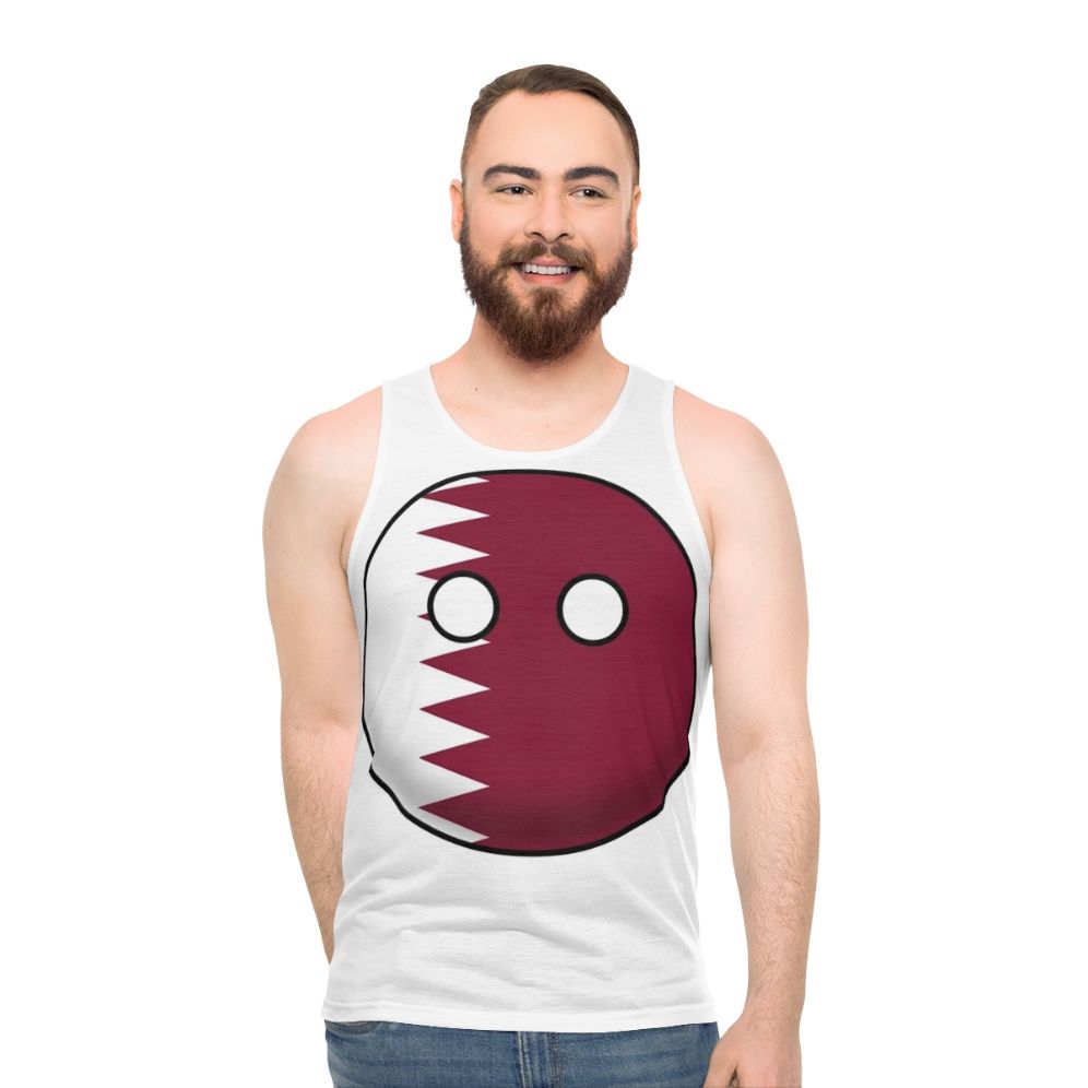 Qatar Countryball Unisex Tank Top