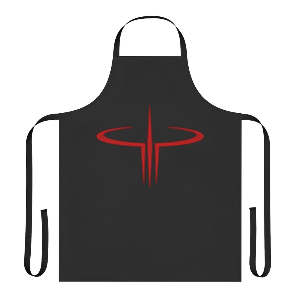 Quake III Arena-themed apron with gaming design