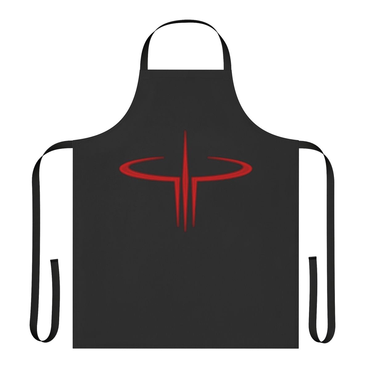 Quake III Arena-themed apron with gaming design