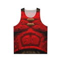 Quake inspired red armor gaming tank top
