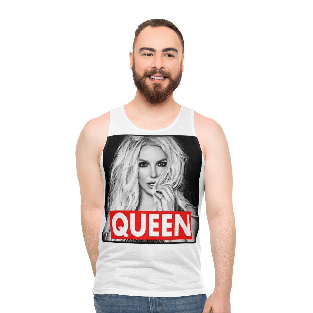 Queen B Unisex Tank Top featuring Britney Spears