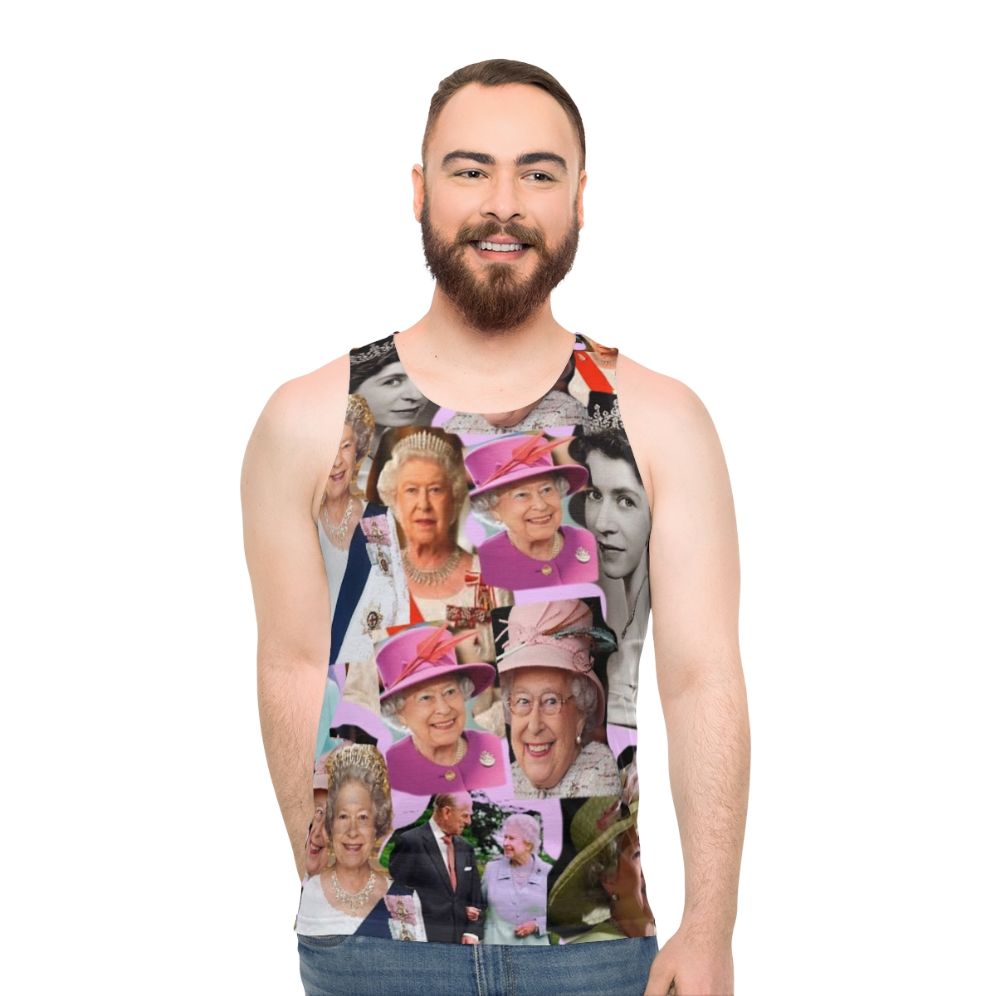 Queen Elizabeth II Unisex Tank Top