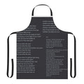 "Another One Bites the Dust Queen-Inspired Lyrics Apron"