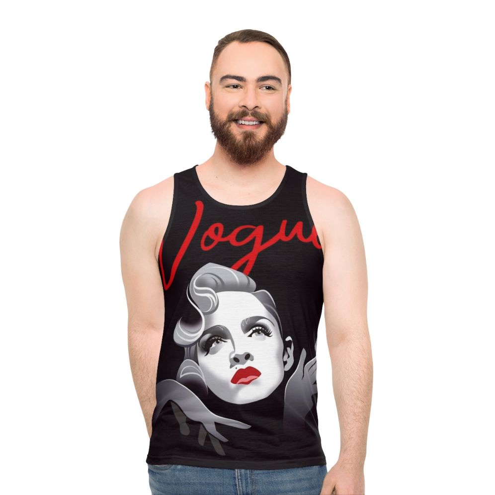 Queen Unisex Tank Top featuring Alejandro Mogolloart's pop art music icon design