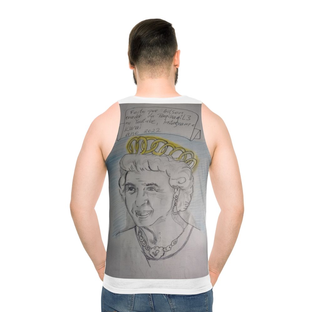 Unisex retro-style queen tank top