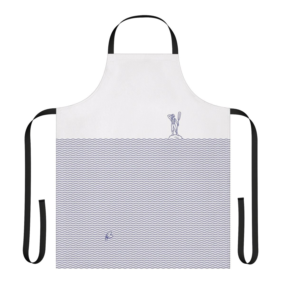 Colorful apron featuring LGBTQ imagery and text, perfect for the kitchen or as a gift.