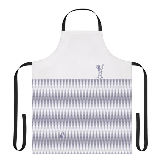 Colorful apron featuring LGBTQ imagery and text, perfect for the kitchen or as a gift.