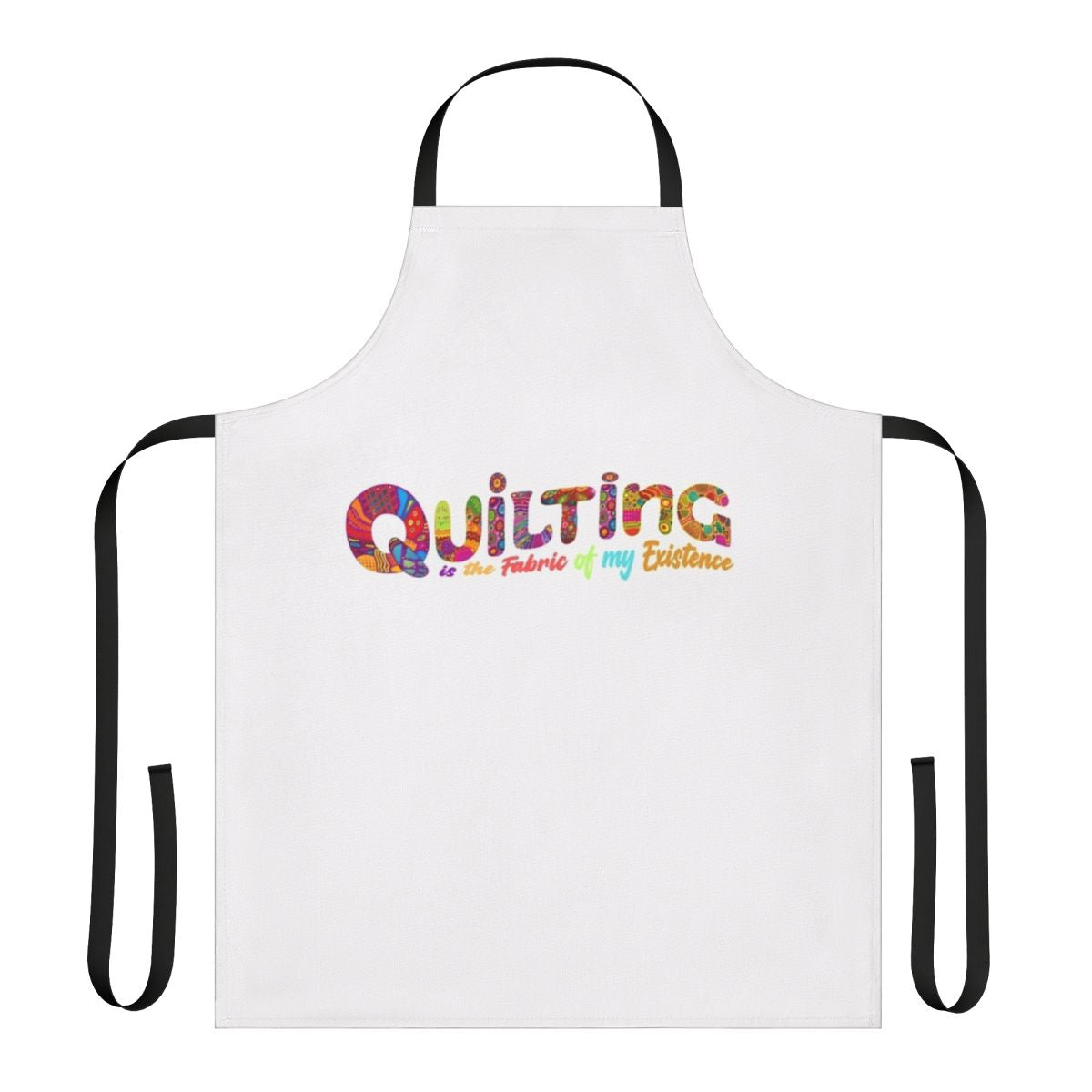 Quilting apron with pockets and adjustable straps