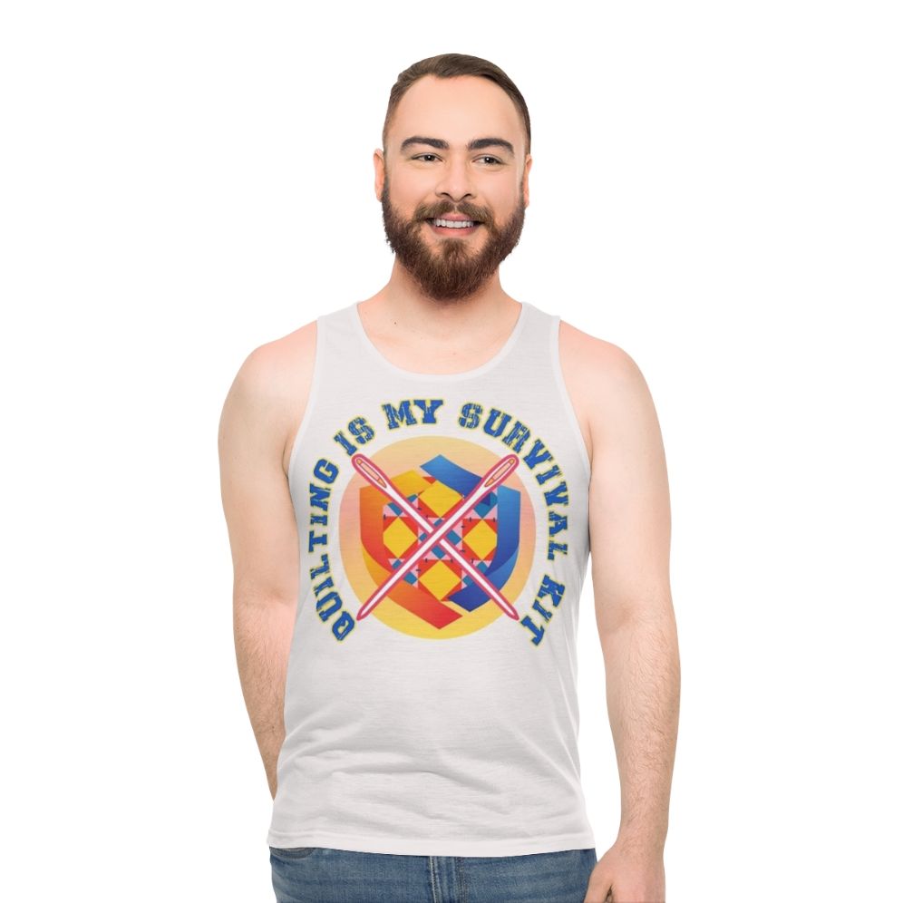 Quilting Unisex Tank Top