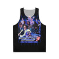 Quirked up white boy summer unisex tank top