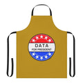 Quirky science fiction inspired apron with Data from Star Trek