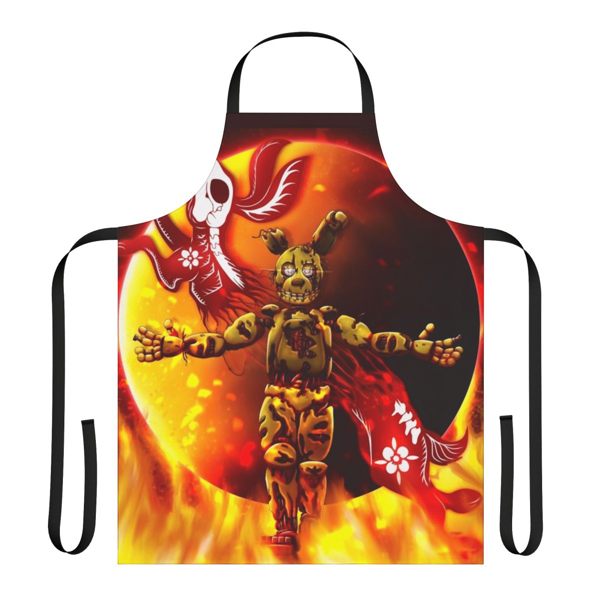 Rabbit-themed apron featuring Springtrap from the FNAF 3 video game