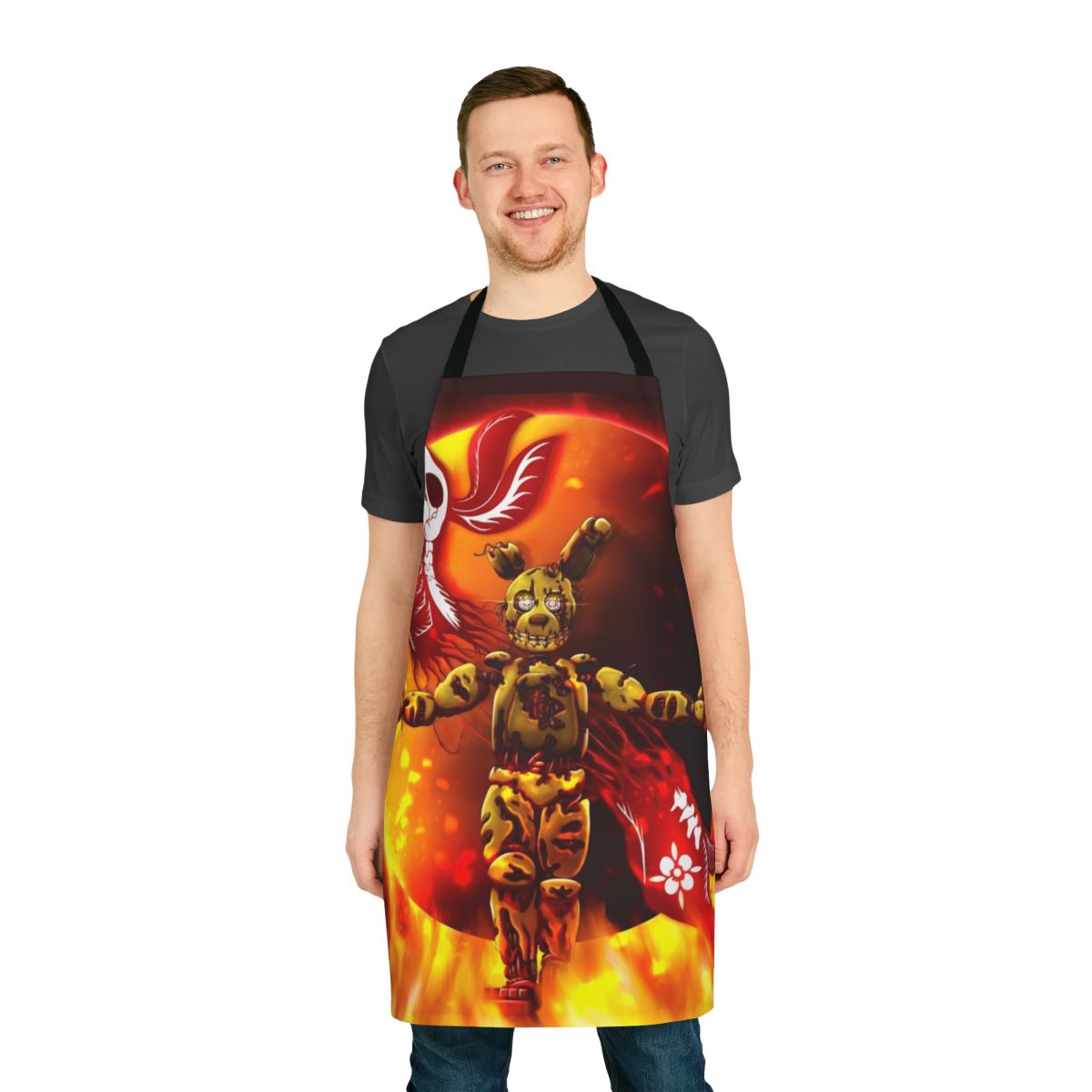Rabbit-themed apron featuring Springtrap from the FNAF 3 video game