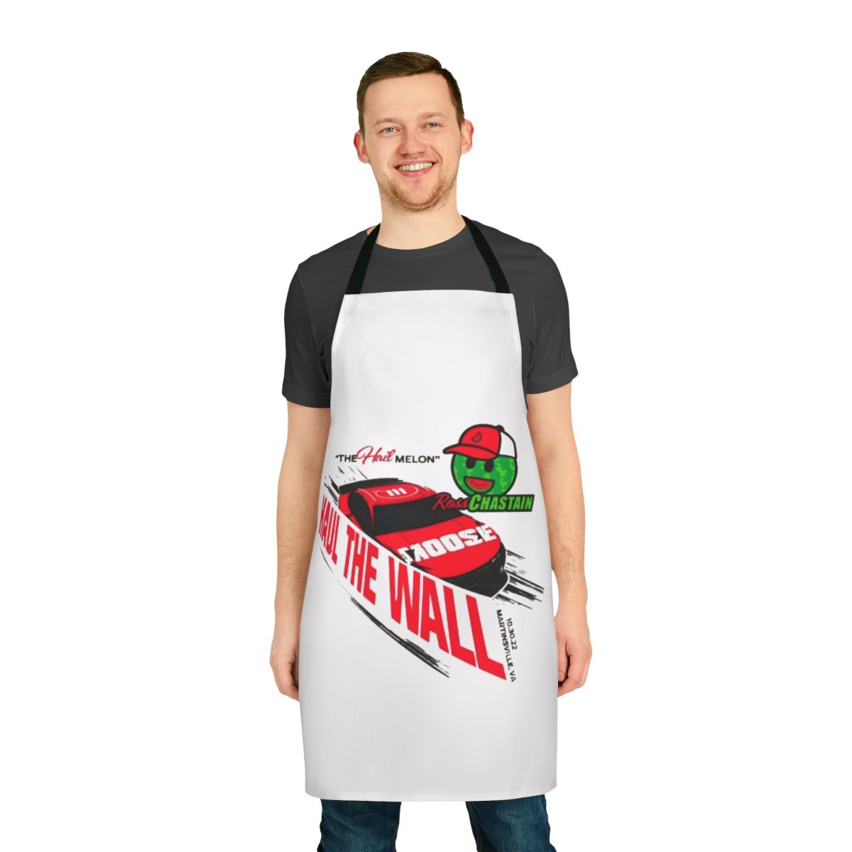 Ross Chastain Inspired Racing Apron with Hail Melon Design