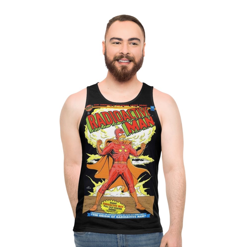 Radioactive Man Comic Cover X-Ray Unisex Tank Top