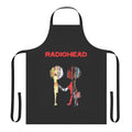 Radiohead-inspired apron with band logo and album artwork