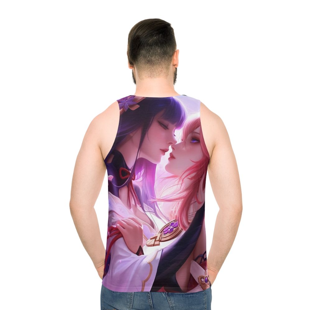 Raiden Shogun and Yae Miko Genshin Impact Anime Unisex Tank Top