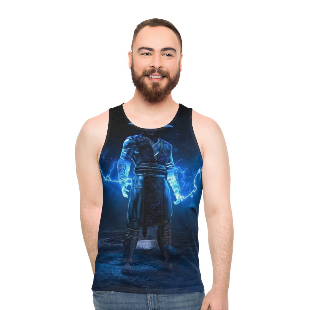Raiden Thunder God Unisex Gaming Tank Top