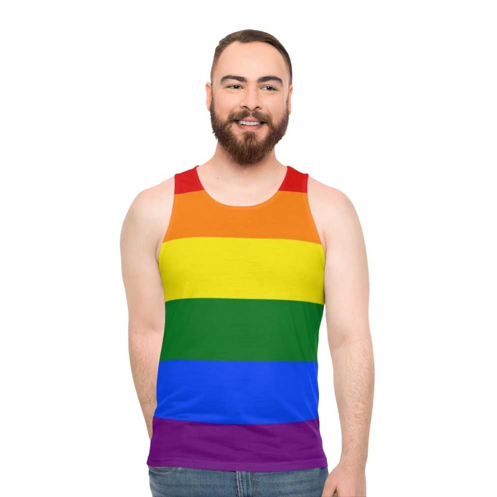 Rainbow Gay Pride Unisex Tank Top