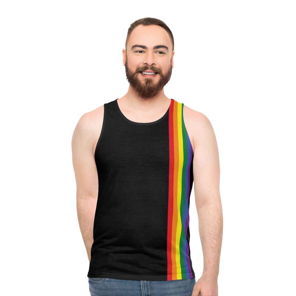 Colorful rainbow pride unisex LGBT tank top