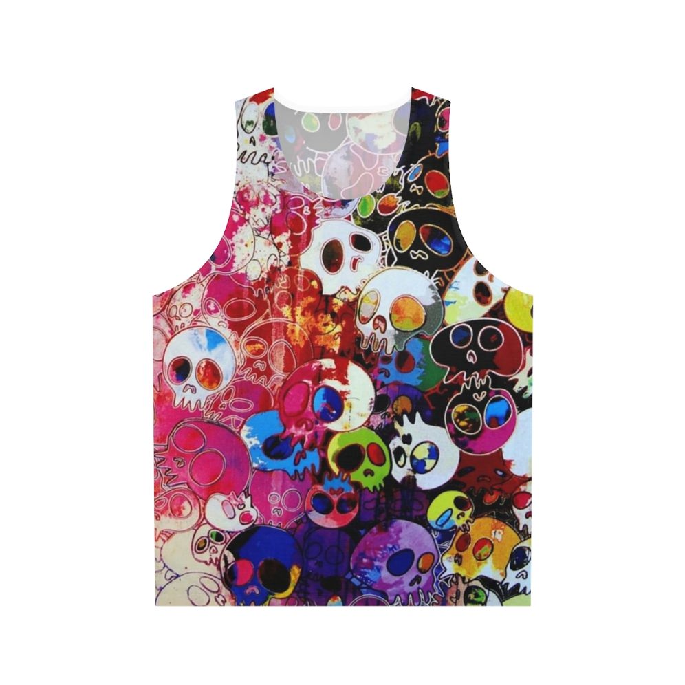 Rainbow Skull Unisex Tank Top