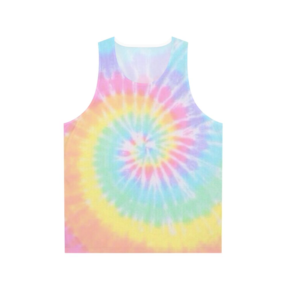 Colorful rainbow tie dye unisex tank top