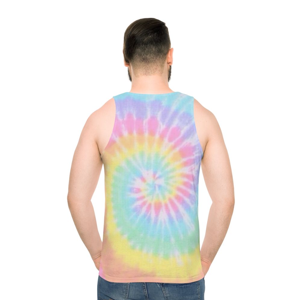 Colorful rainbow tie dye unisex tank top