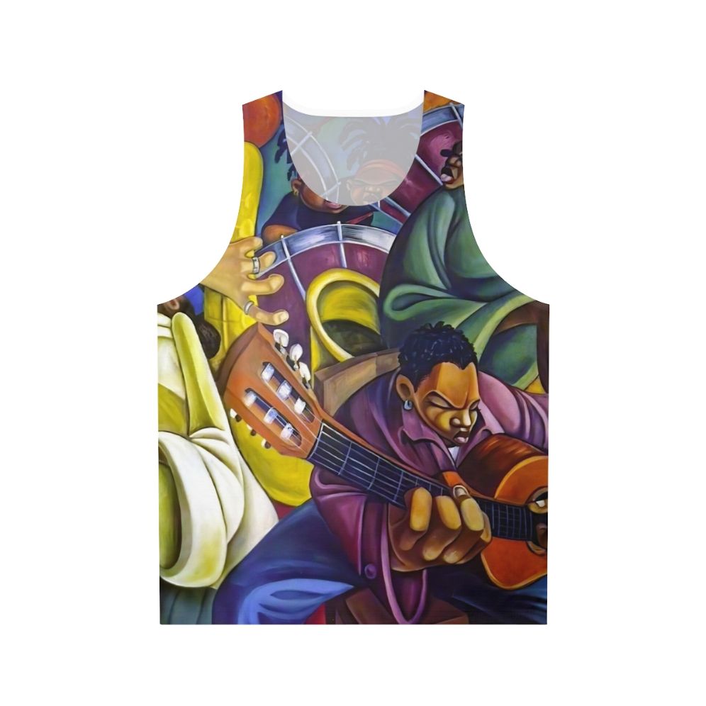 Colorful rainbow unisex tank top
