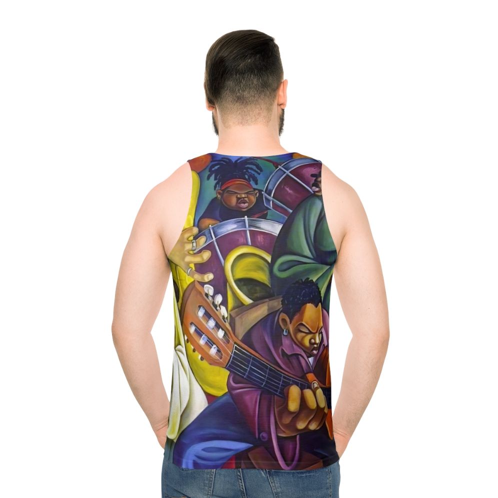 Colorful rainbow unisex tank top